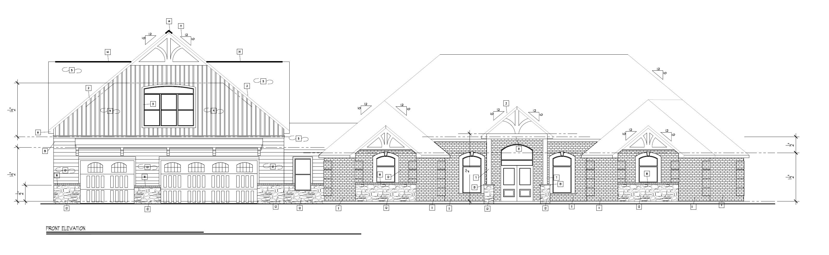 Tellico Garage front elevation
